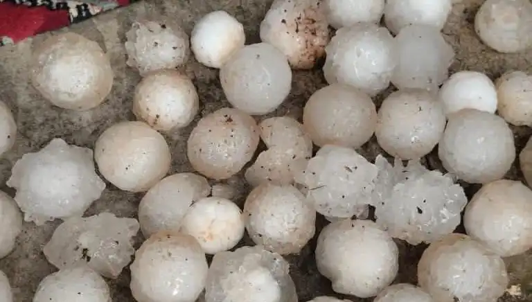 Şanlıurfa'da Beklenmedik Kar Topu Büyüklüğünde Dolu Yağışı Heyecan Yarattı