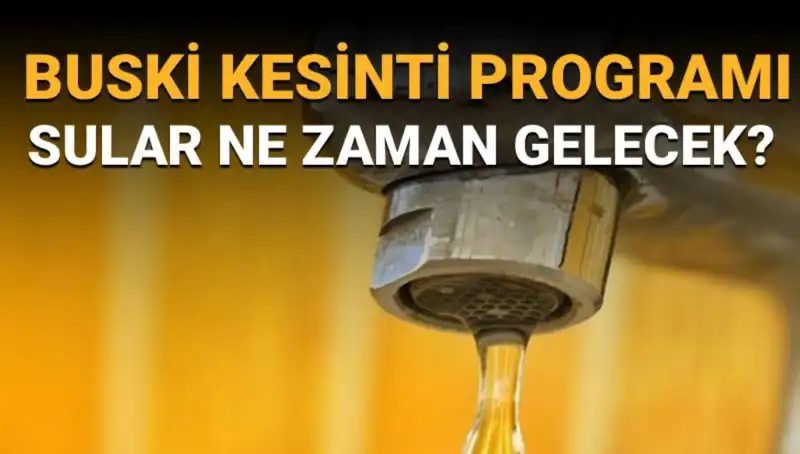 Bursa Nilüfer'de Su Kesintisi Ne Zaman Bitecek? BUSKİ'den Açıklama Geldi!