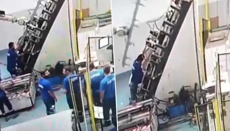 Fabrikada Şok Eden Kaza: Makine Çalışanın Sırtına Saplandı!