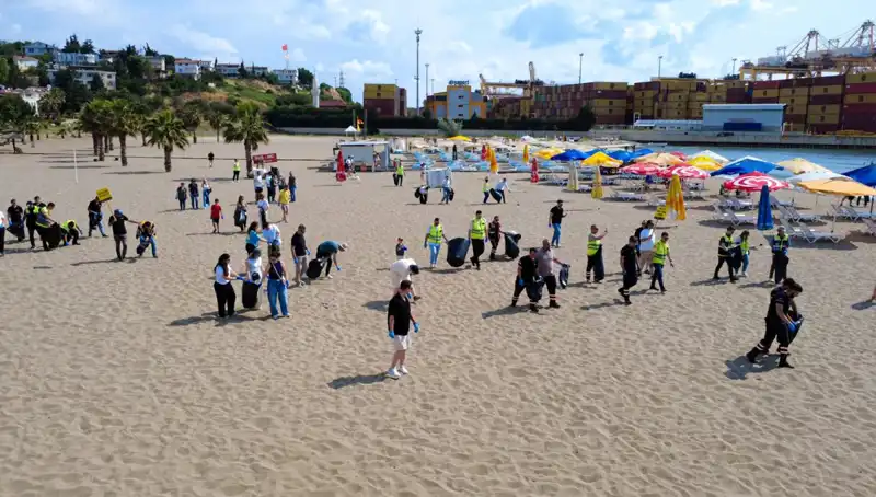 Plajlarımızı Korumak İçin Çevre Temizliği Organizasyonu Gerçekleştirildi