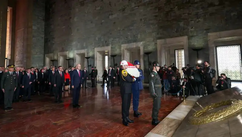 Anıtkabir'de Devlet Erkanının Bir Araya Geldiği Özel Anlar