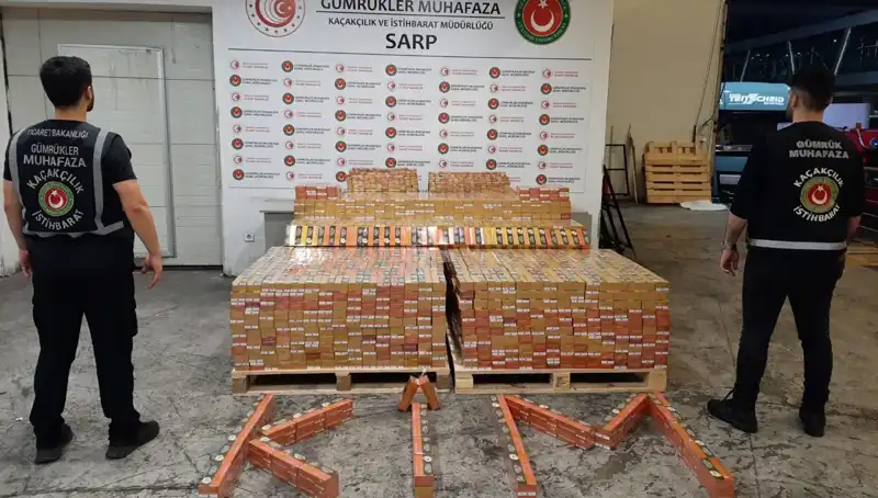 Atvin'de Rekor Ele Geçirme: 27 Bin Paket Elektronik Sigara Kartuşu Gümrük Kaçağı