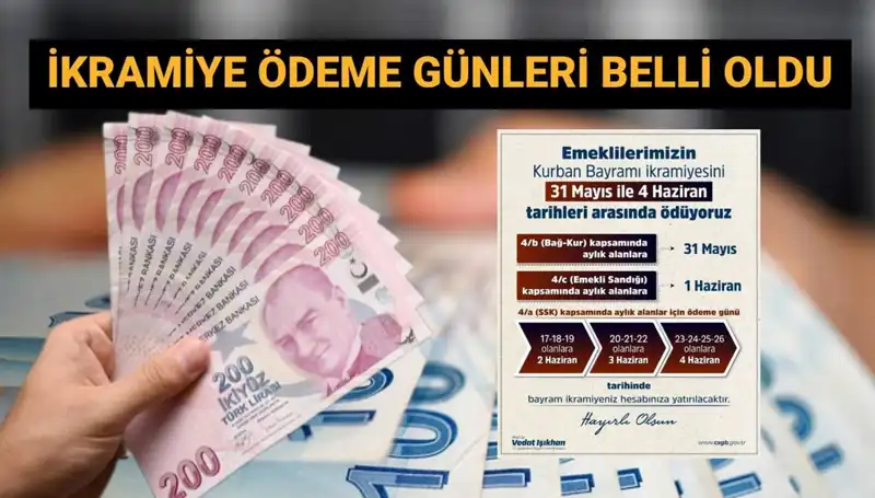 Emeklilikte Bayram İkramiyeleri İçin Tarihler Belli Oldu!